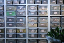 밀폐용기를 이용한 세척약재 보관